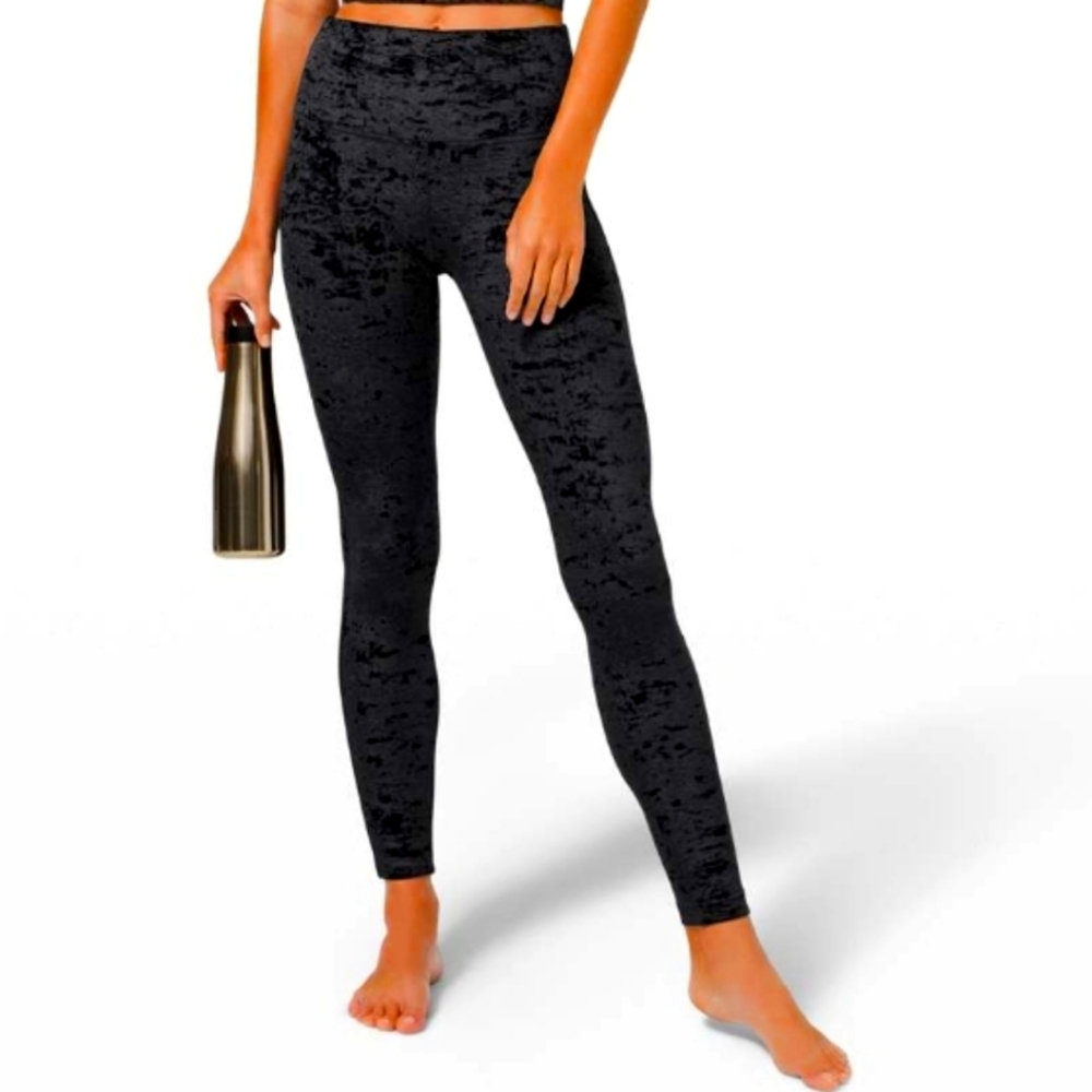 Lululemon Wunder Lounge High-Rise Tight  *Crushed VelvetBlack 4